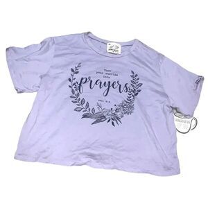 French pastry prayers cropped tshirt